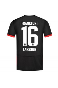 Eintracht Frankfurt Hugo Larsson #16 Voetbaltruitje Uit tenue 2024-25 Korte Mouw